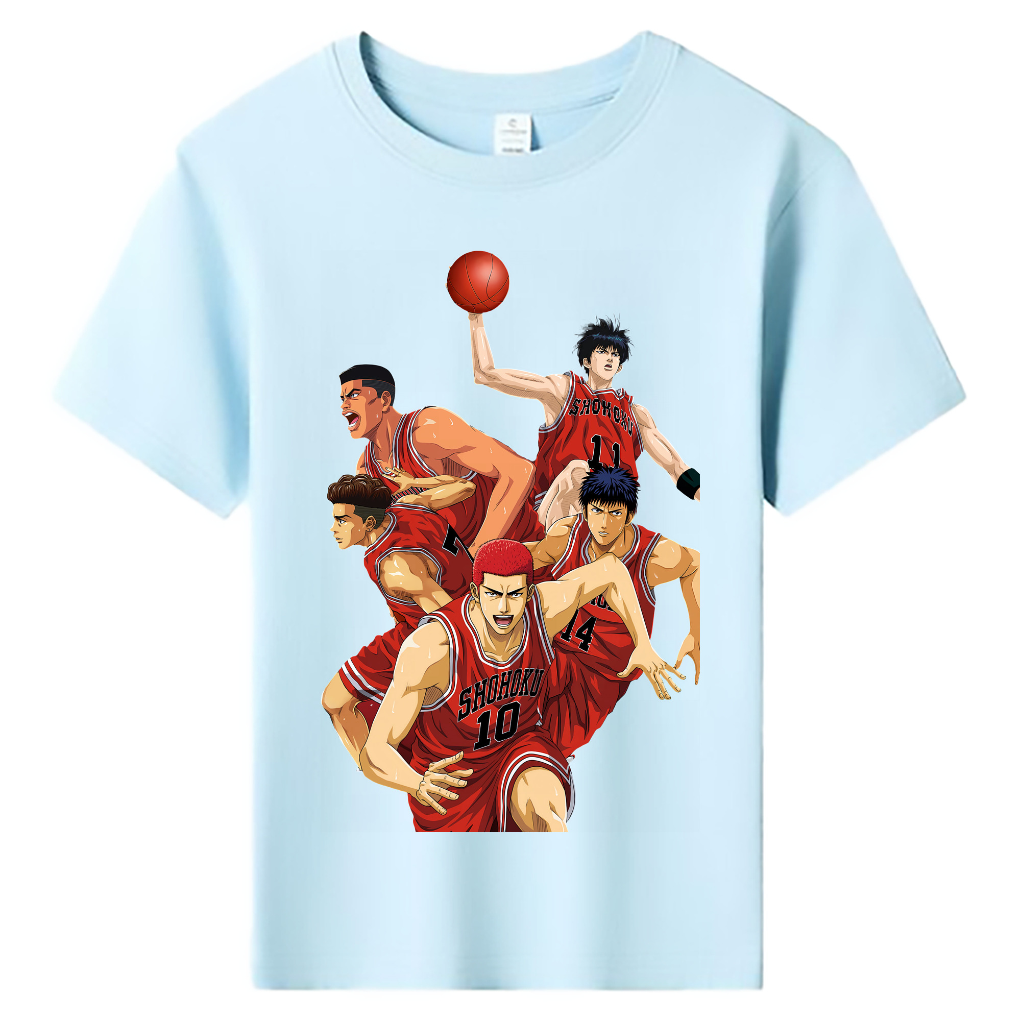 （画像用） SLAM DUNK／スラムダンク 綿100％キッズTシャツ（フロントプリント）
